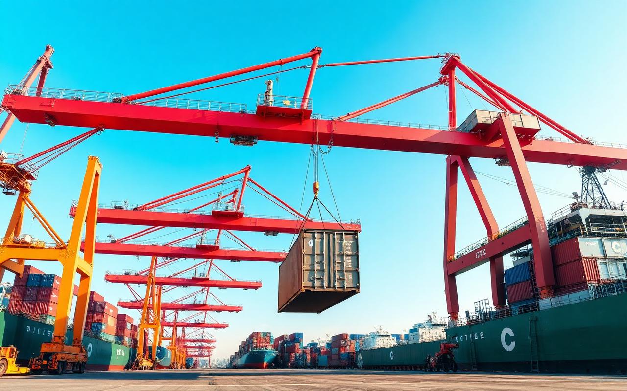 Container terminal crane
